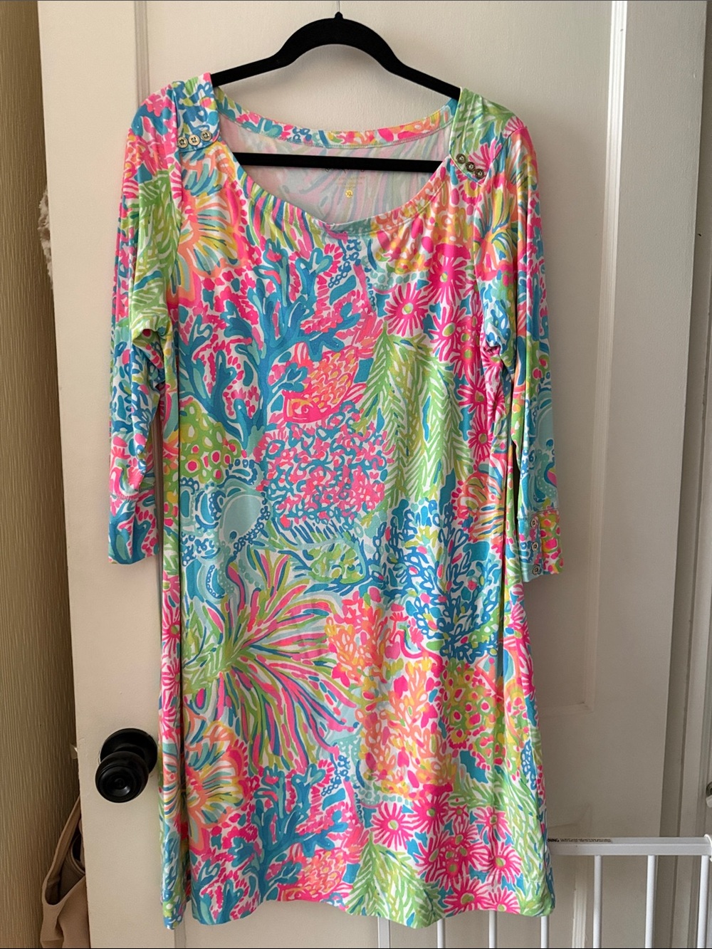 Lilly Pulitzer Pastel Swirl Top in Pink, Blue, Green, Coral